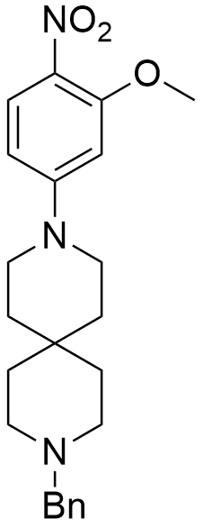3-(3-methoxy-4-nitrophenyl)-9-methyl-3,9-diazaspiro[5.5]undecane