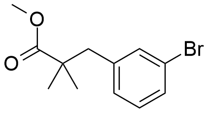 3-(3-溴苯基)-2,2-二甲基丙酸甲酯（對外不銷售）
